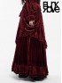 Gorgeous Gothic Victorian Court Long Skirt - Red
