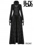 Gorgeous Gothic Elizabethan Style Court Dress - Black