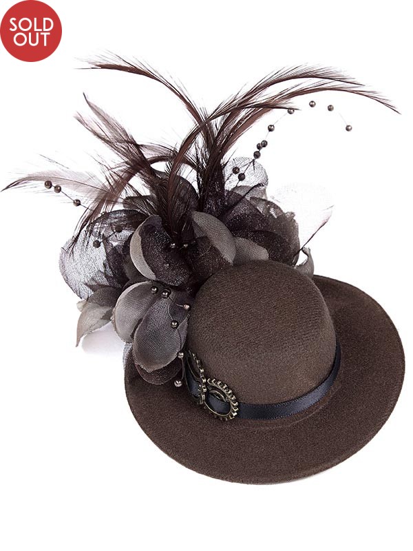 Steampunk Hair Fascinator Hat