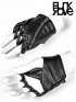 Punk Cross Finger Leather Gloves