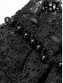 Steampunk Black Lace Gloves