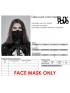 Mens Punk Spiked Rivet Face Mask