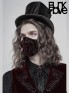 Mens Gothic Embroidered Face Mask