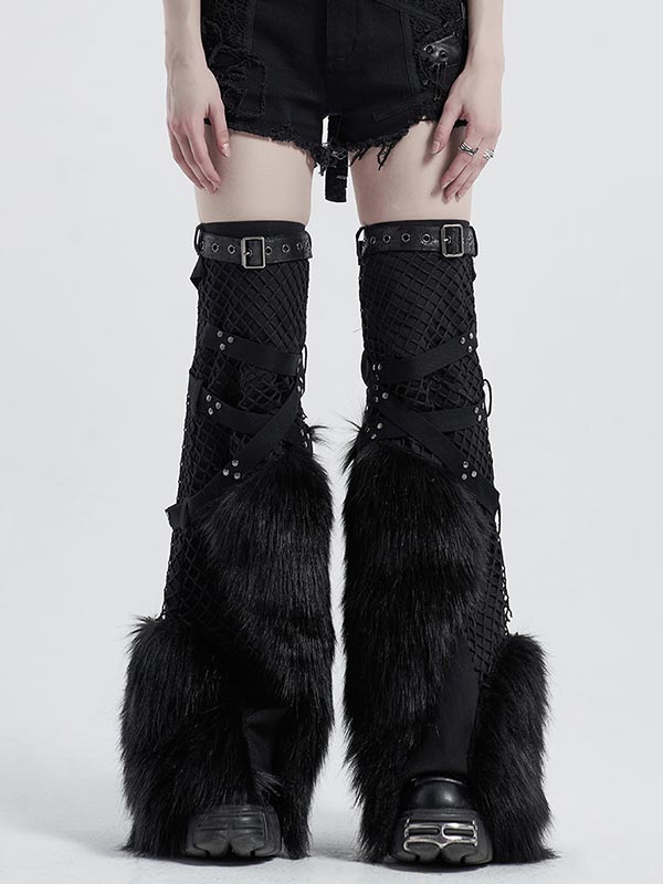 Punk Furry Leg Warmer Covers