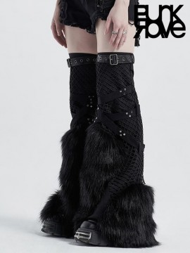 Punk Furry Leg Warmer Covers