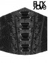 Gothic Retro Waist Corset - Black