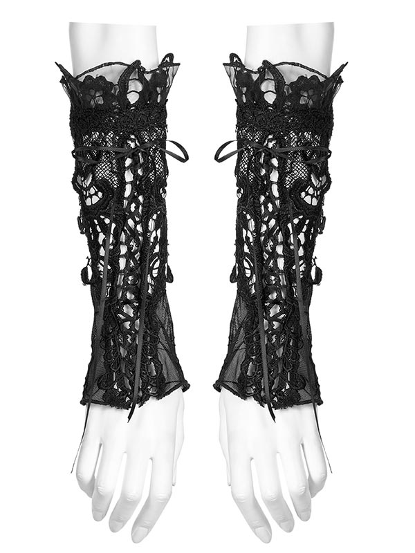 Pretty Gothic Lace Gloves