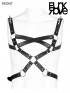 Mens Punk Metal Spiked Leather Harness