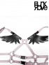 Gothic Angel Wings Harness - Pink
