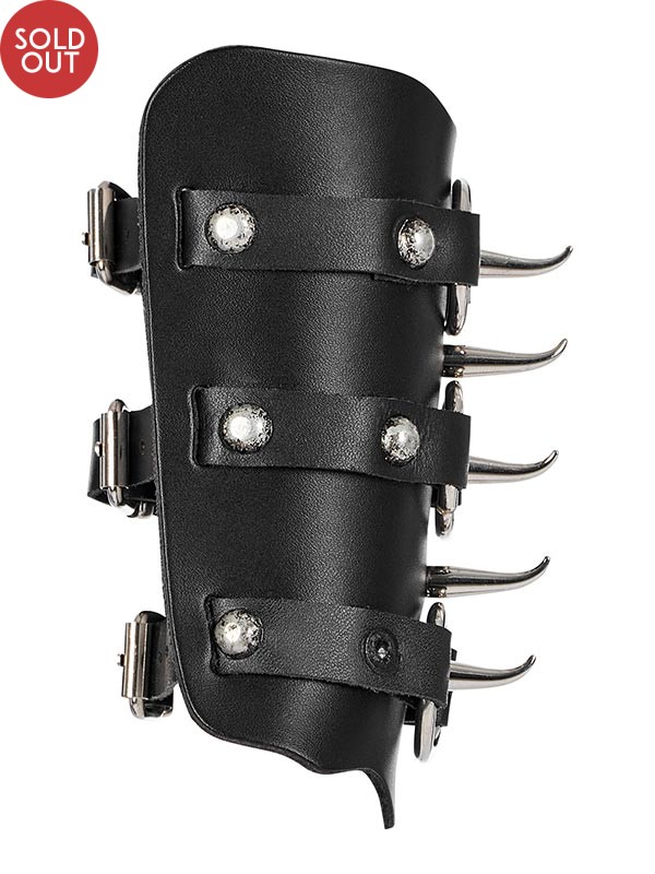 Mens Punk Spiked Metal Rivets Arm Band