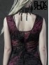 Gothic Necklace Collar Top - Violet