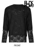 Mens Gothic Ghost Head Two-Piece Top