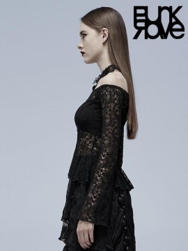 Gothic Rose Lace Top