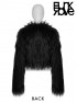 Punk Fur Coat - Black