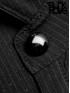 Judge's Game Shirt - Black Pin-Stripe