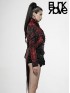 Red Night Black & Blood Red Swallow Tail Coat