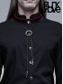 Mens Gothic Noble Palace Shirt - Black & Red
