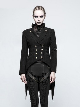 Gothic Steampunk Swallow Tail Jacket