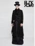 Mens Steampunk Black Vintage Jacquard Waistcoat
